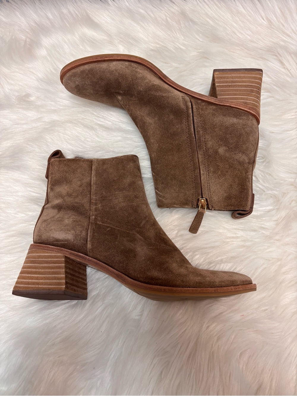 * | Tory Burch | brown suede boots. Size 8.